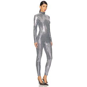 Shoreditch Ski Club Disco Jumpsuit in Gunmetal Grey